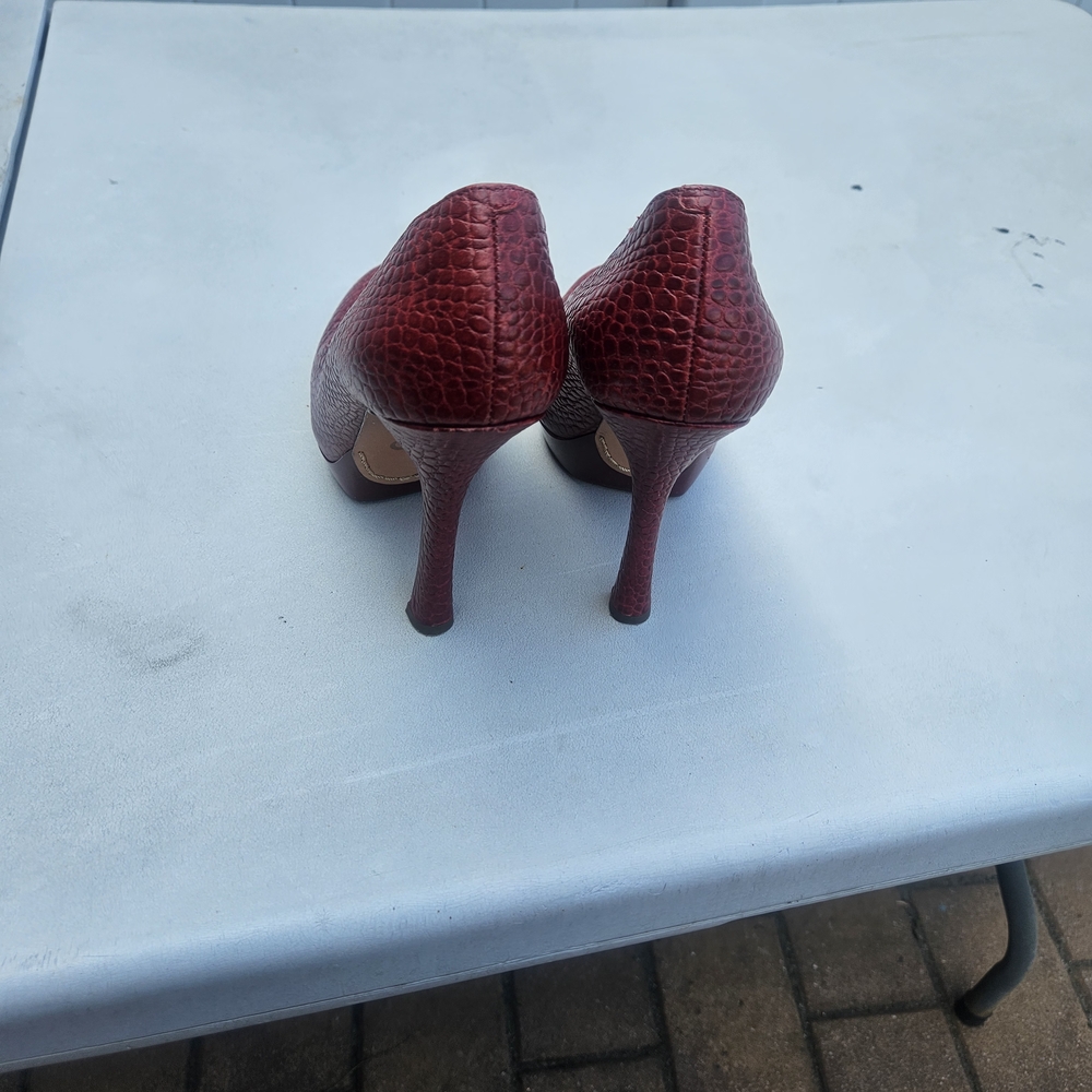 Joan & David Red Elegant Heels